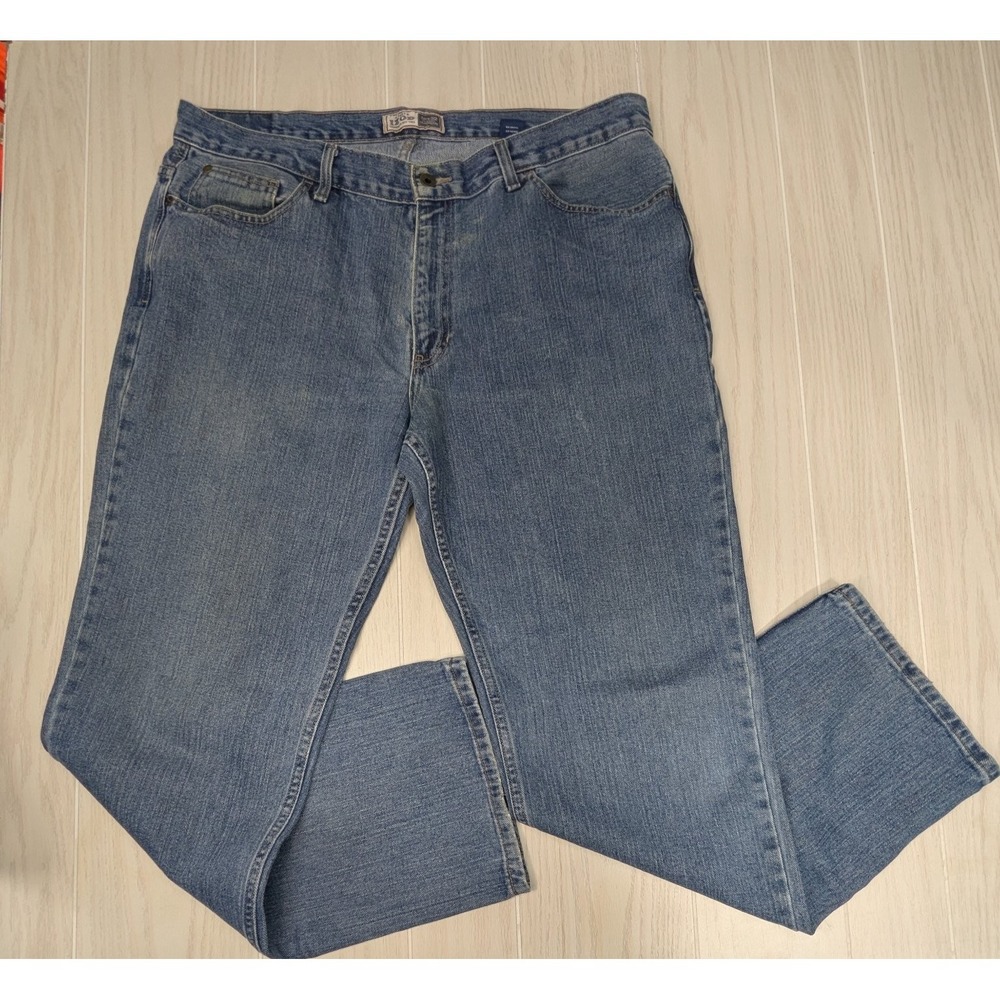 IZOD Men's Jeans Blue 38x32 Classic Denim Straight Leg